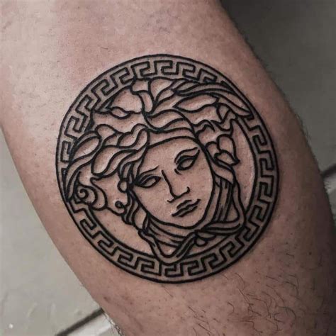 versace band tattoo|medusa tattoo ideas for females.